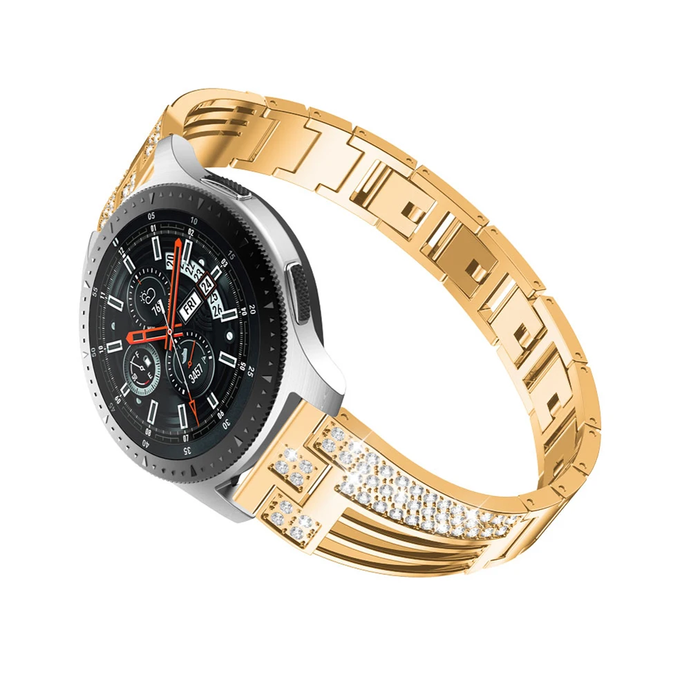 22 мм браслет из алюминиевого сплава для Samsung Gear S3/Galaxy 46 Frontier/классические Смарт