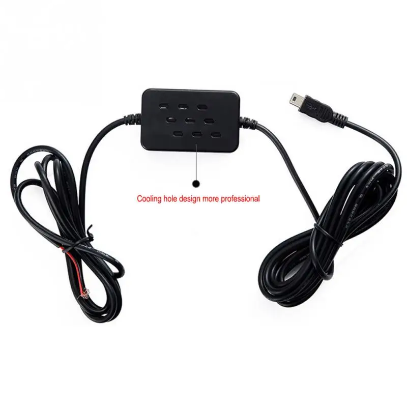 Автомобильный рекордер Buck Line power Po 12V to 5V 2.5A интеллектуальная понижающая линия для камеры рекордер DVR эксклюзивная коробка питания
