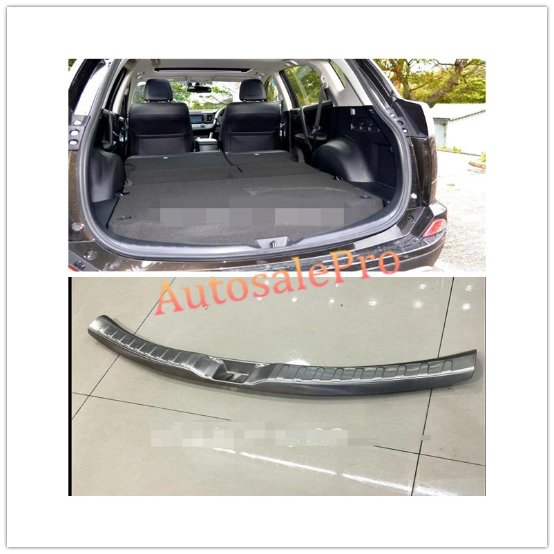 1 шт. защитная Накладка на порог заднего бампера для Toyota Rav4 2016|sill plate|rear bumper protectorrav4