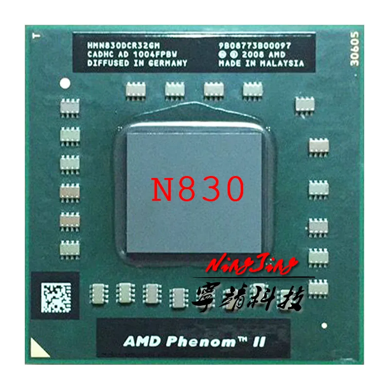 Трехъядерный процессор AMD Phenom II мобильный N830 2 1 ГГц трехъядерный с тремя резьбами HMN830DCR32GM разъем