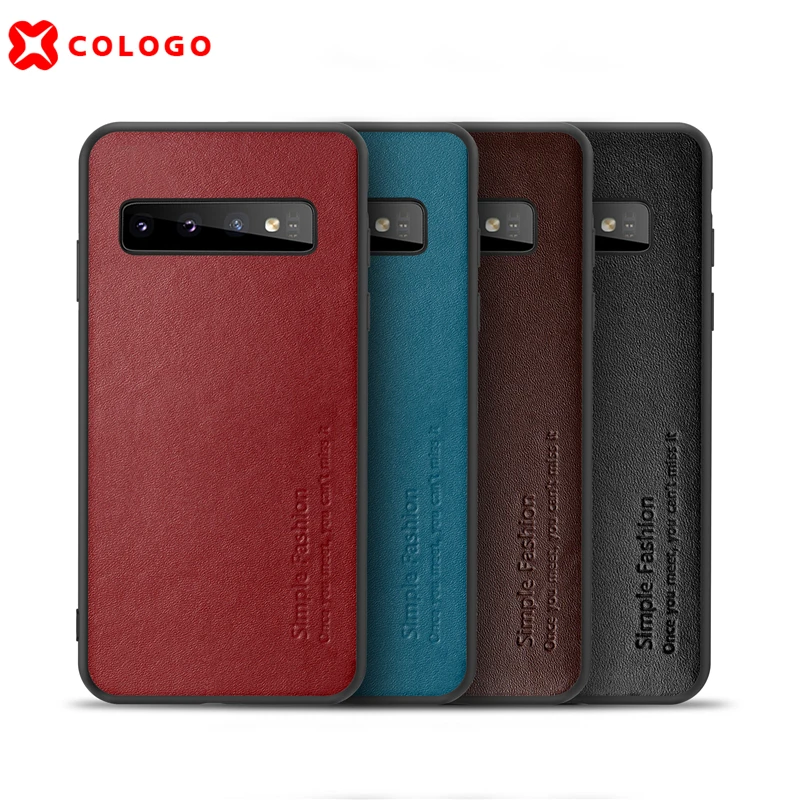 Genuine Leather Phone Cover Case for Samsung Galaxy S10 S10E S10lite S10Plus Luxury fashion Anti-fall British style phone Coque | Мобильные