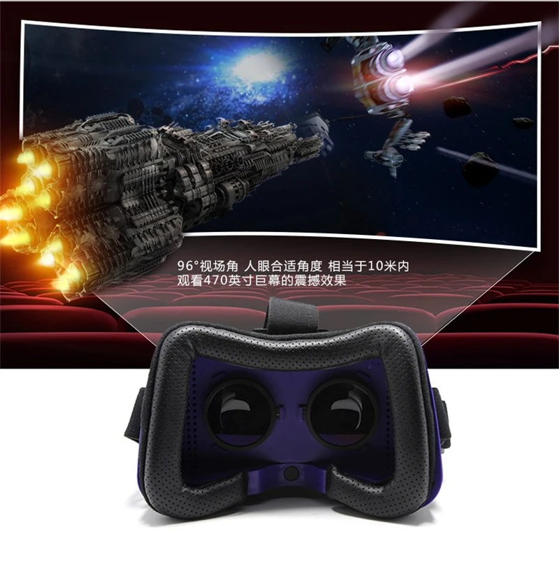 Гарнитура Glavey All in one VR работает без смартфона: HD IPS экран разрешение 720*1280 Wi Fi и