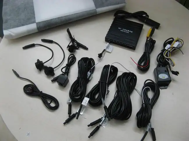 Бесшовный автомобильный монитор с обзором птиц на 360 градусов система заднего