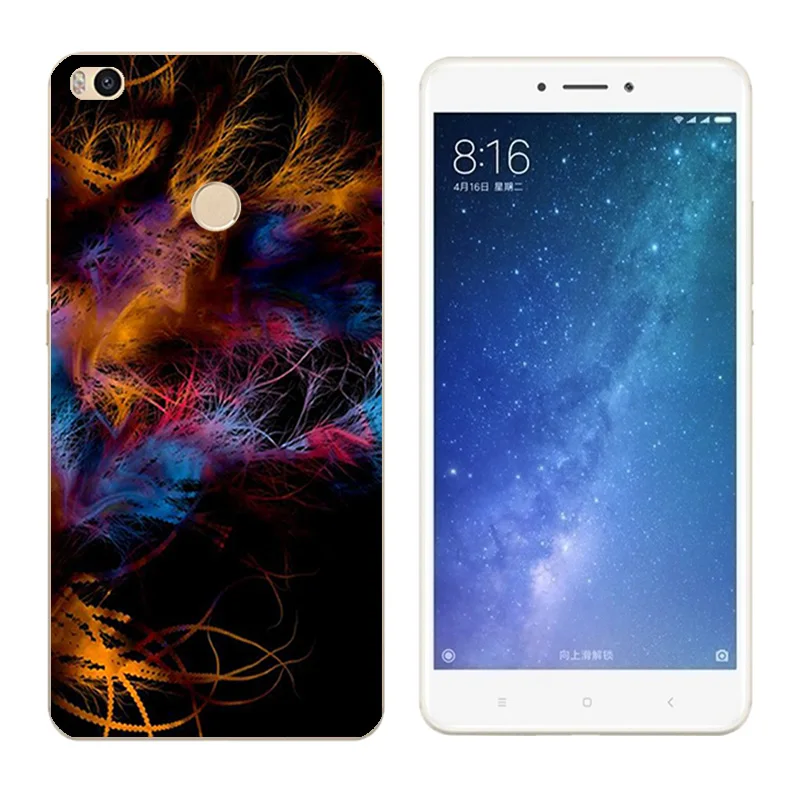 for Xiaomi Mi Max2 Case Scenery Cover Silicone Piano Printing Max 2 Phone Cases Xiomi |
