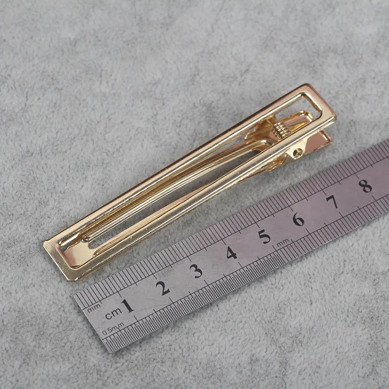 8mm square gold 10 шт. родий золотой цвет заколки для волос модные корейские шпильки пустая основа заколки для волос для Diy ювелирных изделий жемчужные заколки для волос установка - Цвет: 8mm square gold