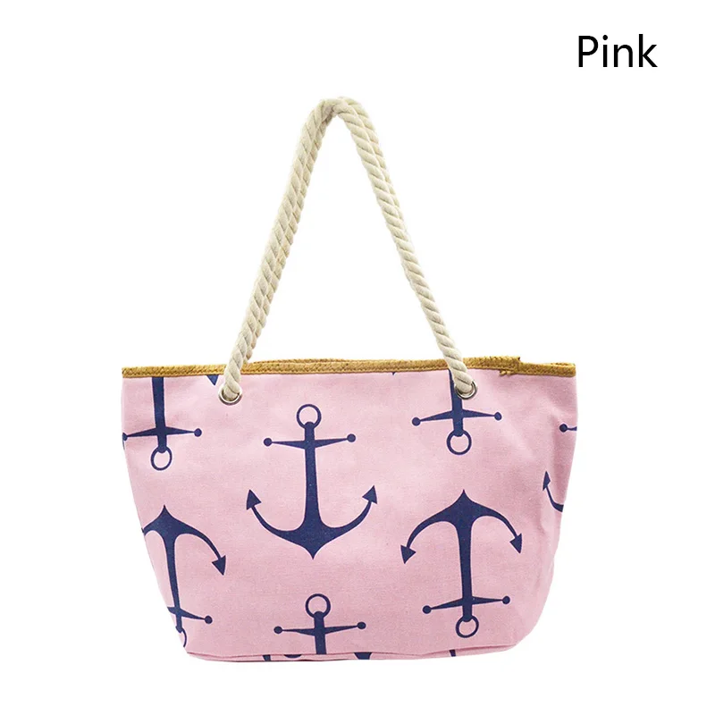 BONAMIE Женская Большая вместительная пляжная сумка тоут из пеньковой веревки