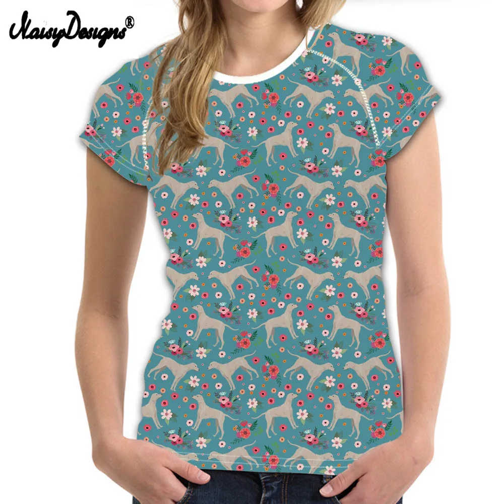 Женская летняя футболка с коротким рукавом и принтом|Футболки| |