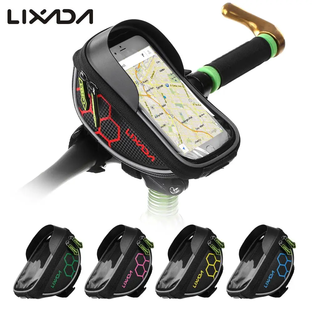 Сумка для велосипеда Lixada держатель сотового телефона с сенсорным экраном