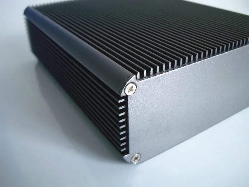 Aluminum enclosure electrical heat radiation box extruded case DIY 120*45*150mm customize