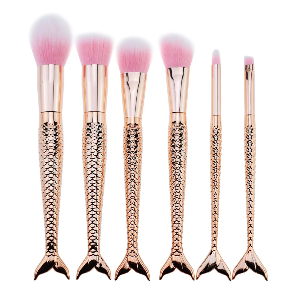 6 шт. Косметическая Кисть для макияжа кисть губ максияжа тени век maquiagem