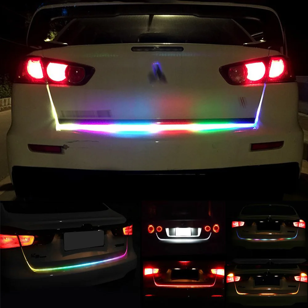 Автомобиль хвост полосы света наружные аварийного течет Предупреждение свет DC12V