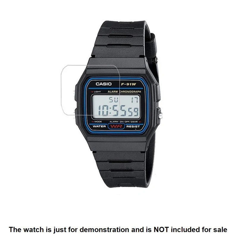 

Защитная пленка для ЖК-экрана Casio F91W-1, F-91W-1YEF, F-91WM-3ACF, 3 шт.