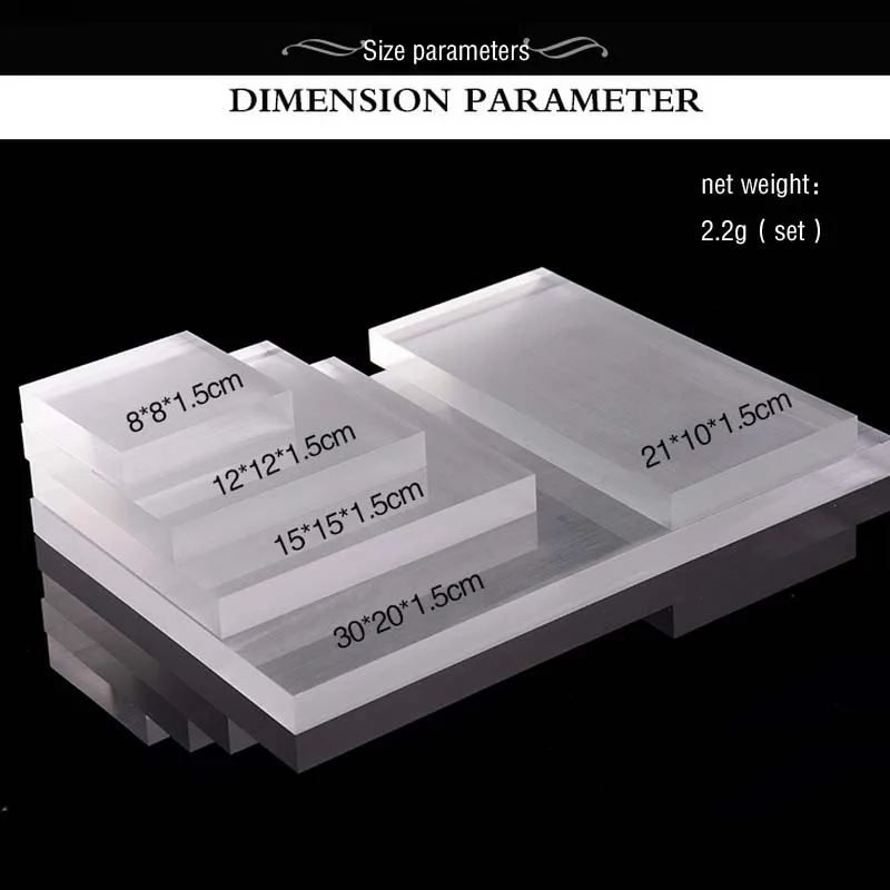 

Acrylic Square Pendant Jewelry Props Necklace Bracelet Jewelry Display Shelf Tray Rack