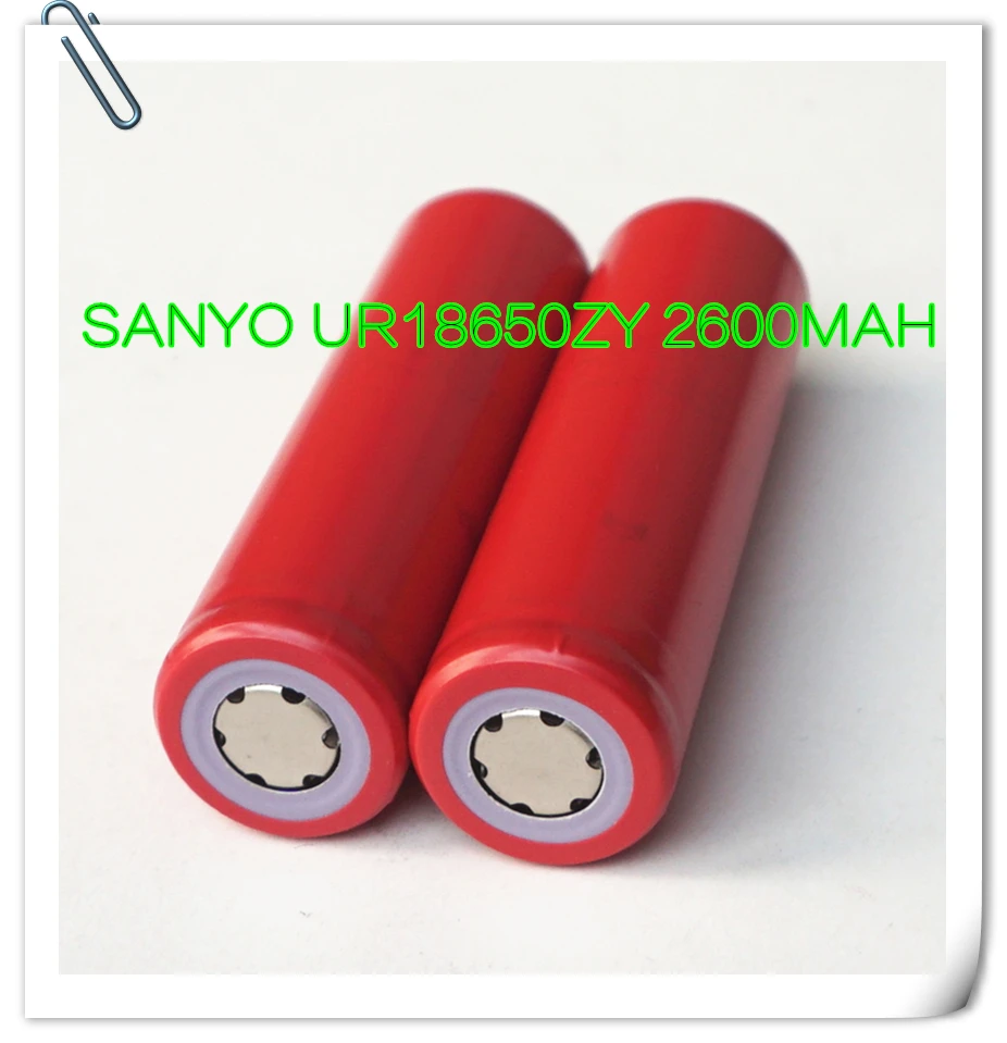 Литий ионная аккумуляторная батарея SANYO UR 18650 2600 мАч 3 7 в|rechargeable battery|cell 18650celle li-ion |