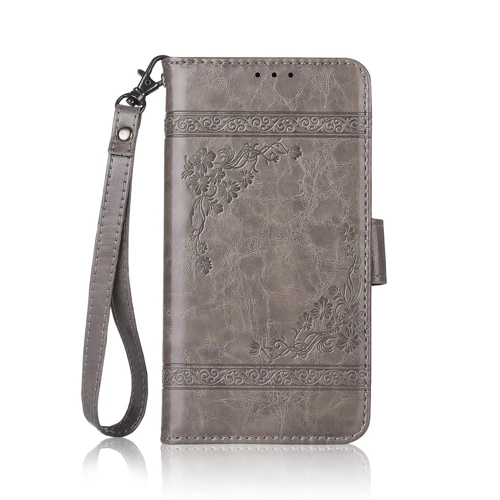 Flip Leather Case For UMIDIGI C Note Fundas Printed Flower 100% Special wallet stand case with Strap | Мобильные телефоны и