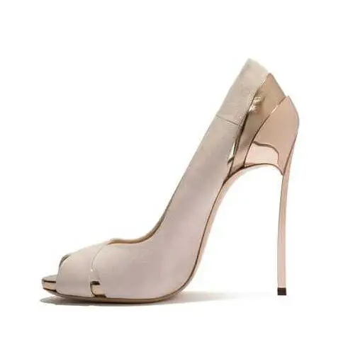 Новое поступление замшевые туфли-лодочки с открытым носком женская обувь