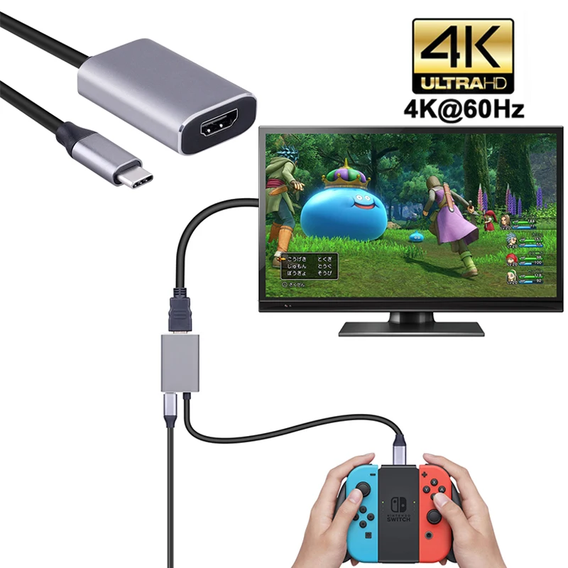 Type-C Преобразование HDMI адаптер ТВ Кемпинг конвертер Кабель Аксессуары для ПК