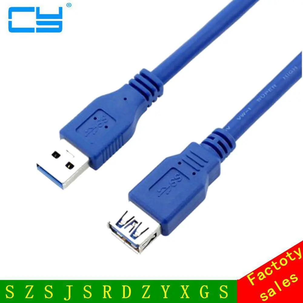 Удлинительный Кабель USB 3 0 A папа AM мама AF USB3.0 м 6 1 5 8 фут 2 фута футов 10 метров|usb3.0