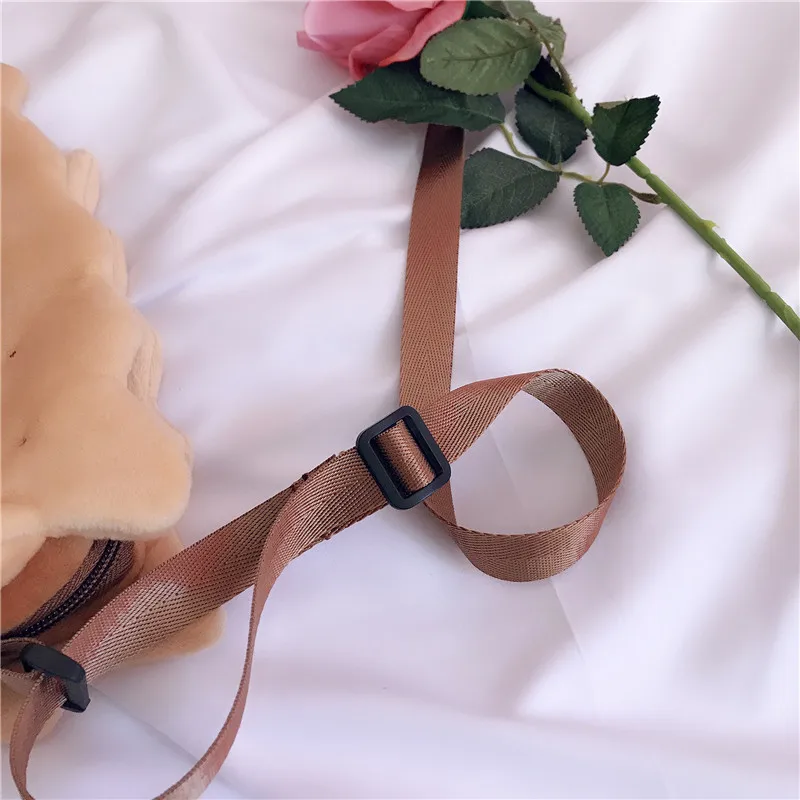 Японский стиль в форме печенья плюшевая Сумка Кроссбоди корейский Осень зима