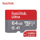 SanDisk карта памяти micro SD, 64 ГБ, 64 ГБ