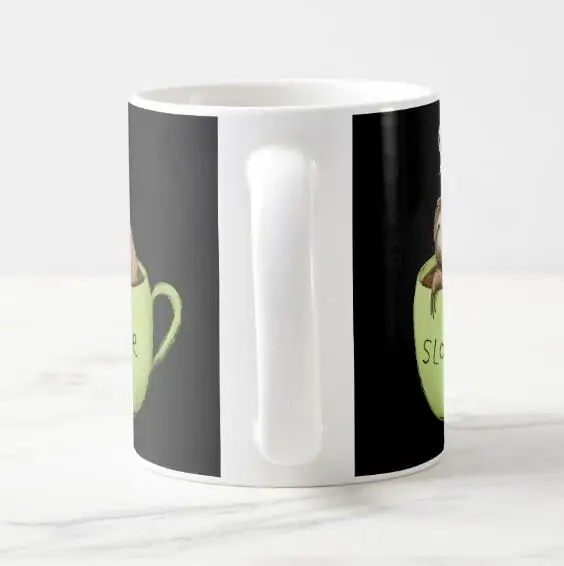 Новинка смешной милый мягкий чехол для Sloffee Ленивец Кофе кружка Чай в виде