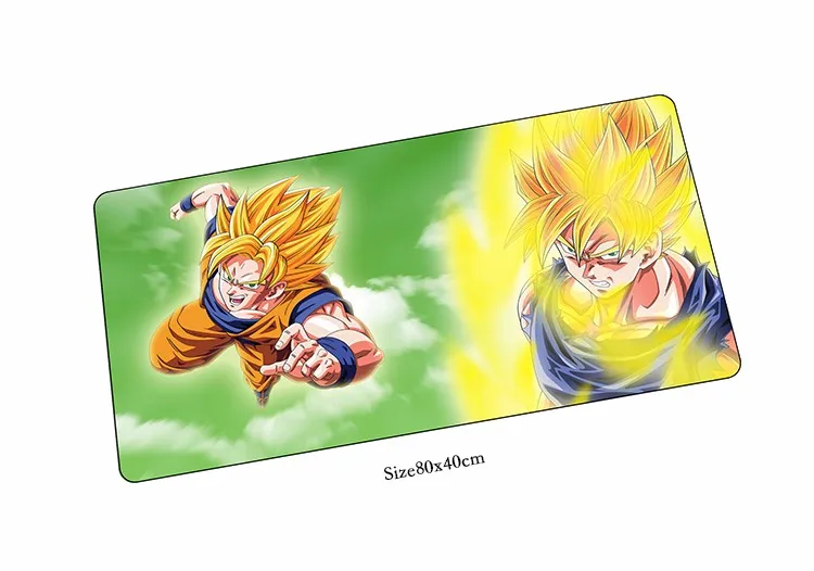 Dragon Ball Коврик для мыши большой коврик для мышь Notbook коврик для компьютерной 80x40 см игровой коврик геймер для ноутбука 80x40 см Коврик для мыши