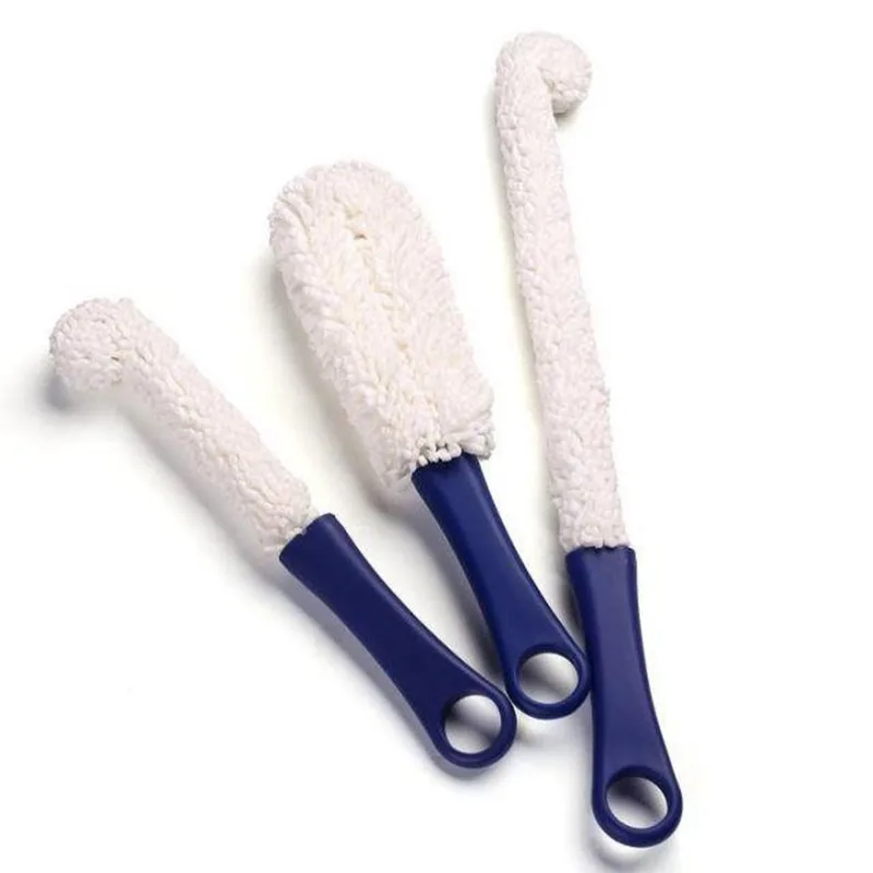 Многофункциональные гибкие щетки для чашек с длинной ручкой мягкая щетка