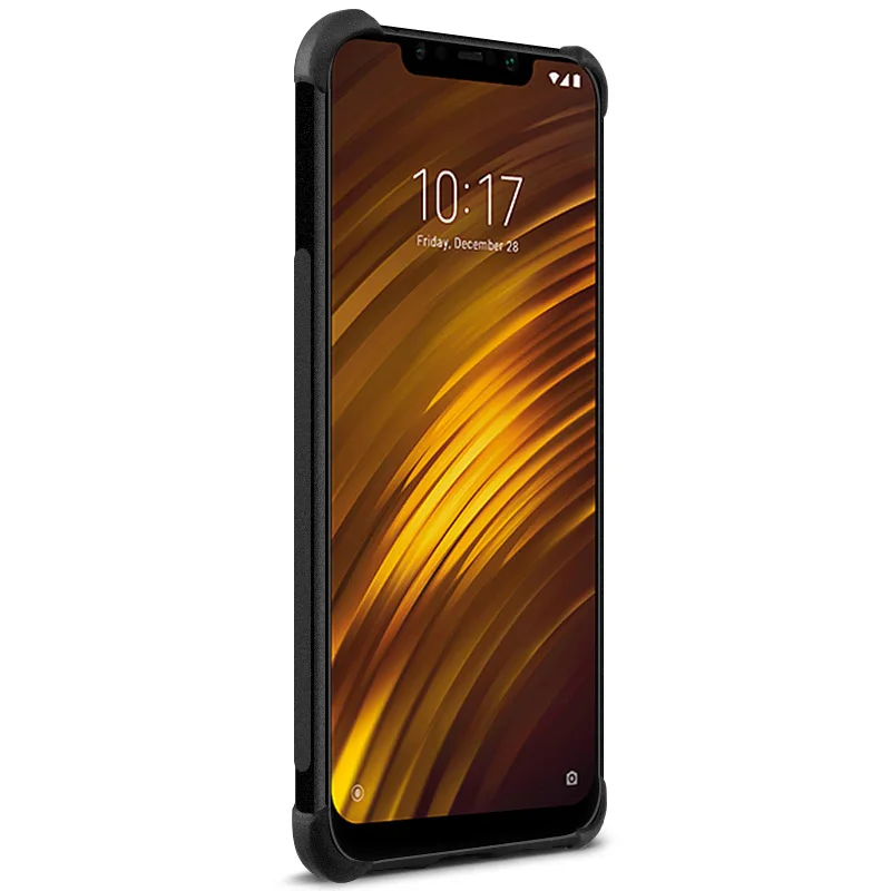 IMAK подушка безопасности для чехол для Xiaomi Pocophone F1 Poco F1 выдерживает падение ударопрочный противоударный силиконовый чехол-накладка из мягкого ТПУ