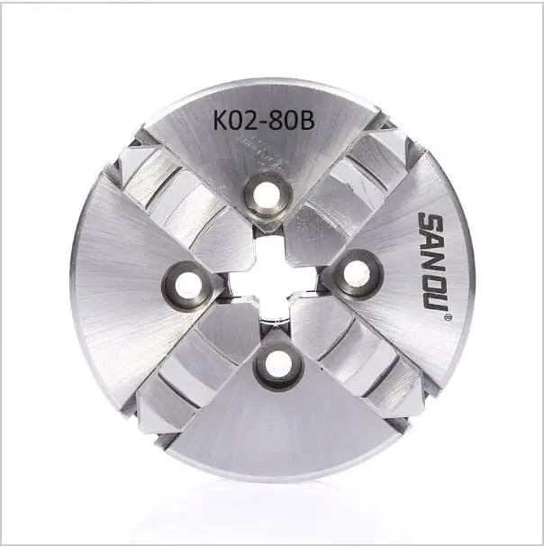 Патрон токарного станка патрон для 80 мм ручной самоцентрирующий M14 Реверсивный с