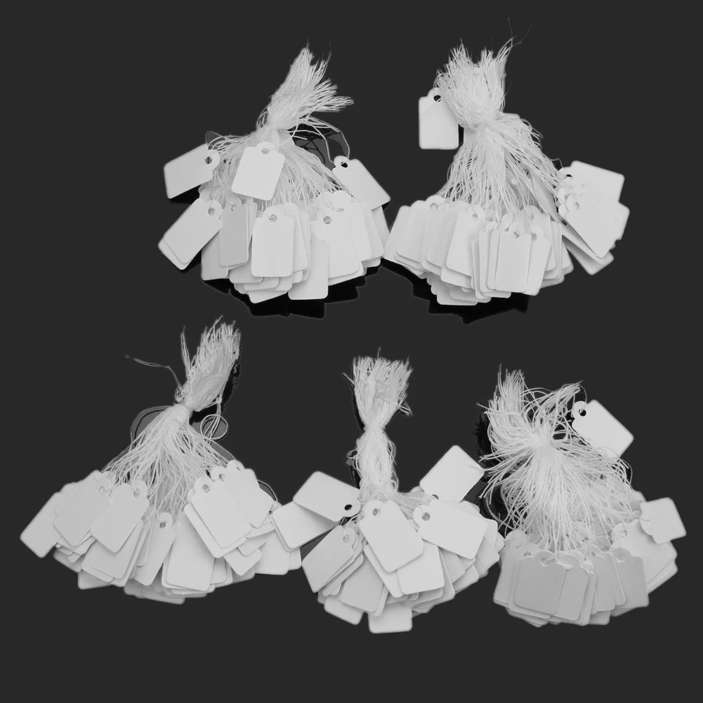 300 шт./упак. белая ценовая этикетка бумажные карточки прямоугольная зеркальная