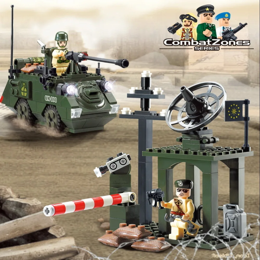 ZT Просветите Военная детская Panzer солдат блоки войны строительные для Hero станции