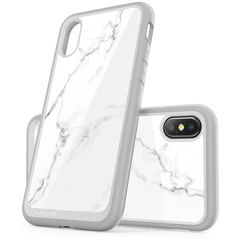 For iphone Xs Max Case 6.5 inch SUPCASE UB Style Premium Hybrid Protective TPU Bumper Marble Back Cover XS |