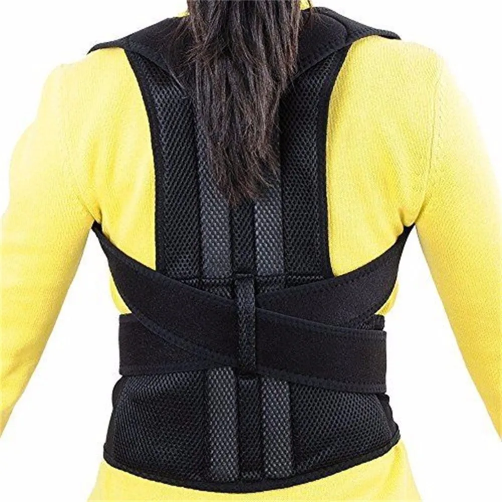 

Back Pain Relief Improve Bad Slouching Problems Fully Adjustable Clavicle Medical Belt Straightener Posture Corrector for Men
