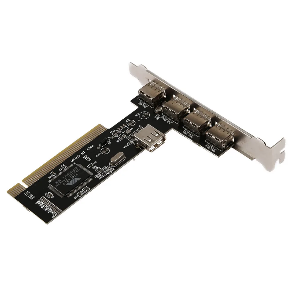 PCI E 4 порта USB 2 0 концентратор преобразователь Экспресс Плата расширения адаптер