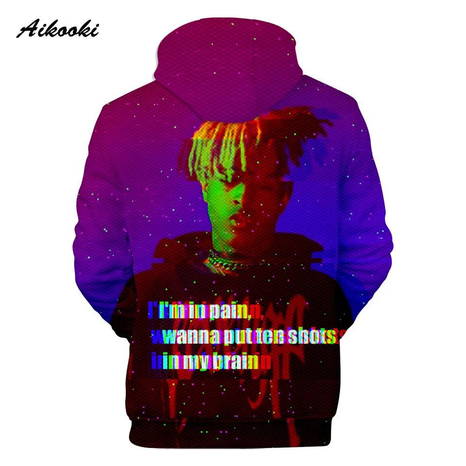 Aikooki Xxxtentacion Толстовка Sad мужские толстовки Рэпер Хип-Хоп пуловер с капюшоном свитшоты Swag толстовка хлопок Revenge Kill Топы