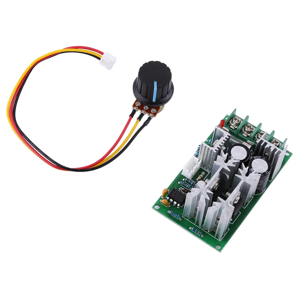 Горячая Распродажа 20A DC10 60V ШИМ регулятор скорости двигателя контроллер