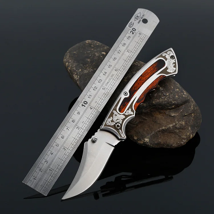 

Складной нож, охотничий нож с твердостью 56HRC, тактический военный нож высокой твердости для выживания в кемпинге, карманный нож