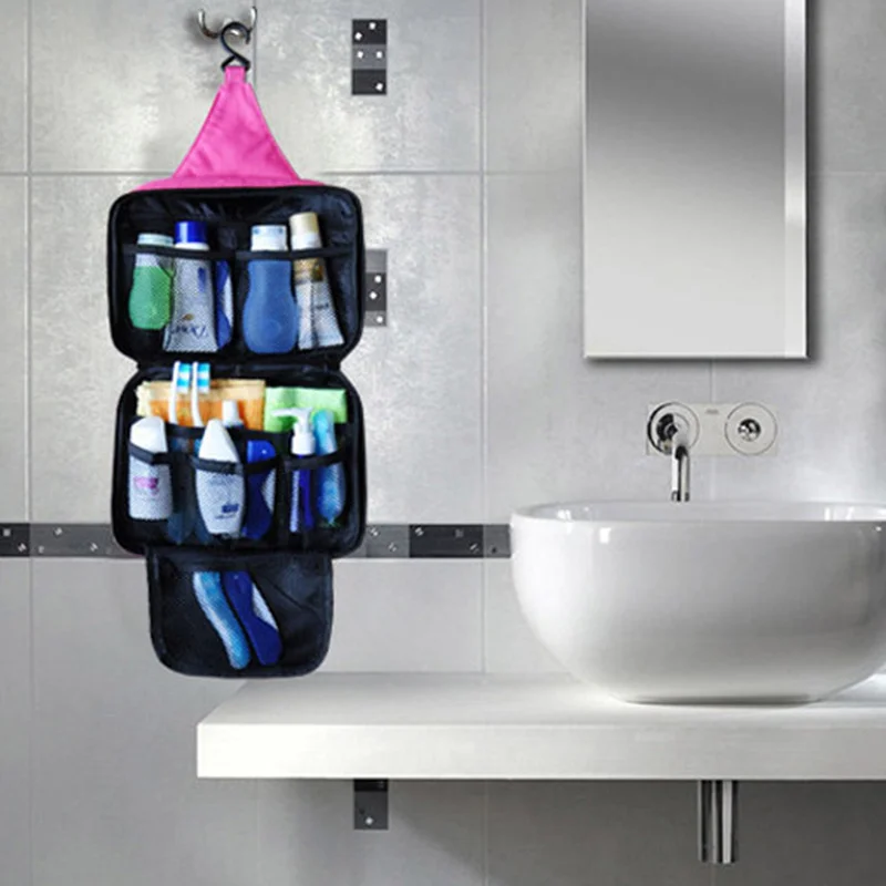 Висячая косметичка для женщин и мужчин чехлы макияжа органайзер хранения