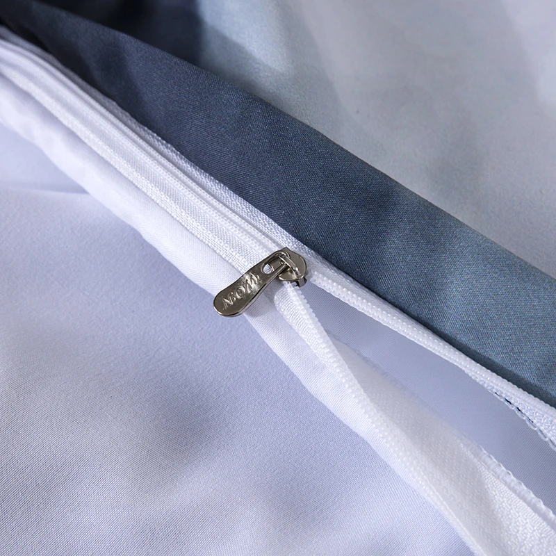 Черный и белый 3D череп одеяло Постельный набор уникальный дизайн Грим жнец