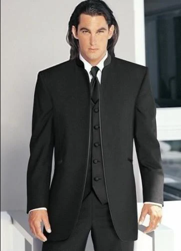 

Men Wedding Suits New Brand Design Real Groomsmen White Shawl Lapel Groom Tuxedos Mens Tuxedo Wedding/Prom Suits 3 Pieces