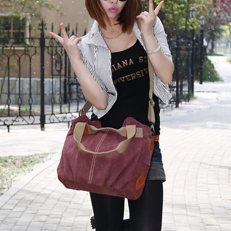 

1 Pcs Women Lady Shoulder Crossbody Bag Canvas Casual for Shopping Mobile Phone Best Sale-WT