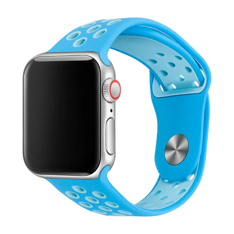 5 Спортивный ремешок для наручных часов Apple Watch 38 мм 40 мм 42 44 мм браслет для наручных часов Apple Watch, ремешок Ремешок для наручных часов iWatch серии 4/3/2/1 81010 - Цвет ремешка: 5