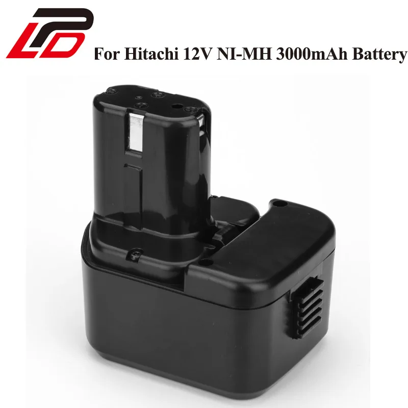 12V NI-MH 3000mAh Battery For Hitachi EB1214S DS12DVF3 12V 3.0Ah EB1220BL EB1212S EB1214L EB1230