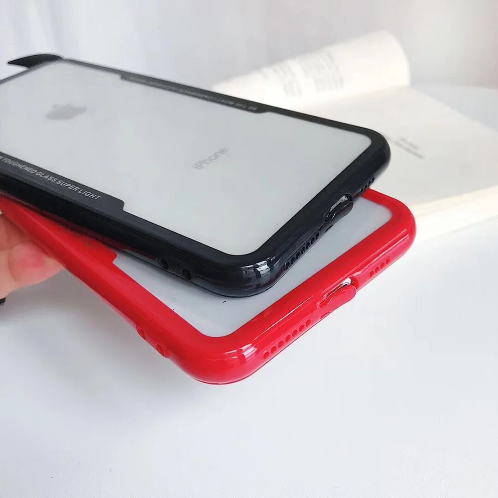 10 шт. iCasiber крутой прозрачный мягкий чехол с 3D рогом дьявола для iPhone XS MAX XR X 6 6S 7 8 Plus Защитные чехлы для телефонов Coque