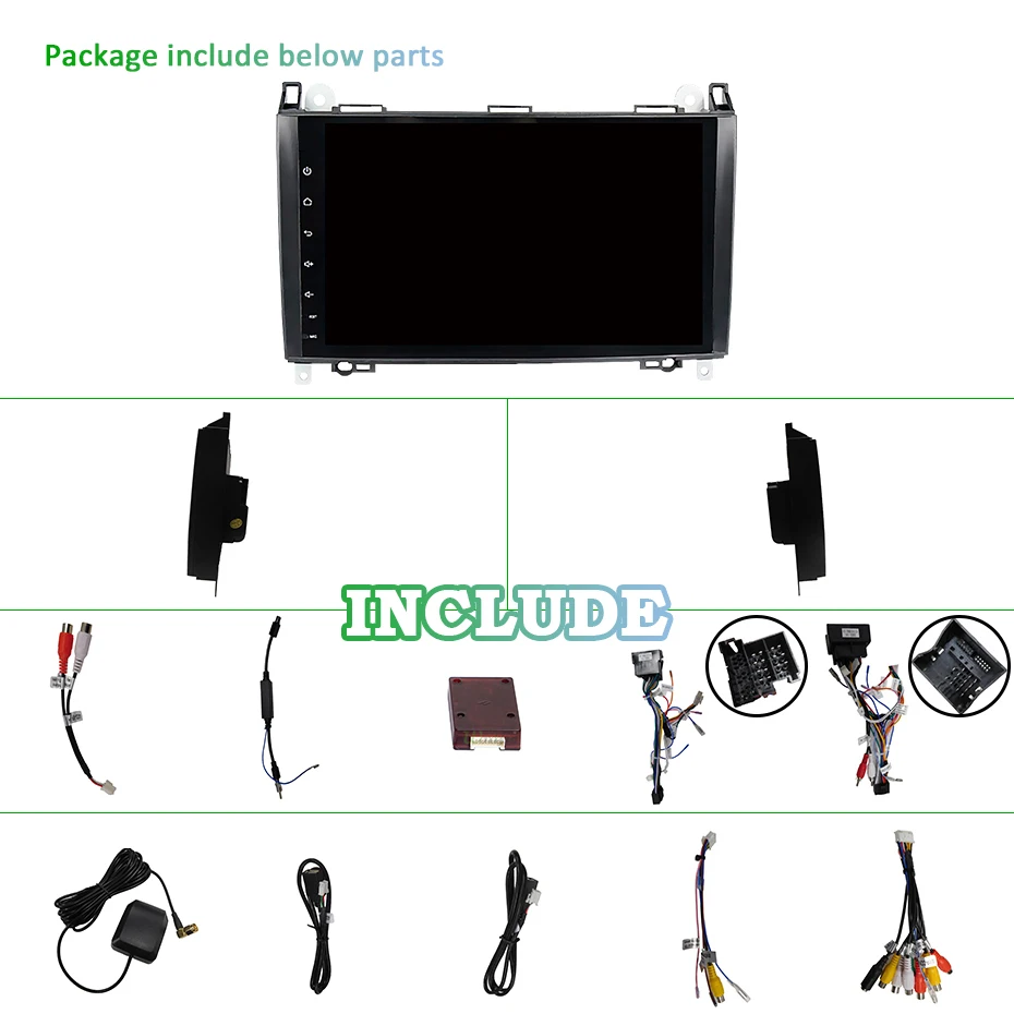 DSP ips 9 ''автомобильный мультимедийный плеер android 10 gps радио для Mercedes Benz B200 A B класс W169 W245 Viano Vito W639 Sprinter W906