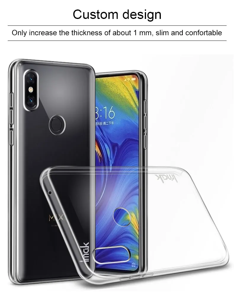 Для Xiaomi mi x3 Crystal Case Funda Xiaomi mi x 3 Case IMAK PC твердая задняя крышка для Xiaomi mi x 3 Armor mi x 3 mi x3 Skin