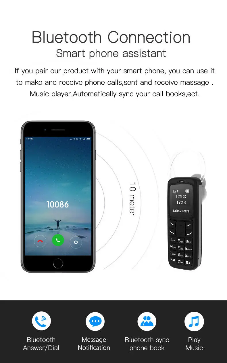 BM30 Мини Bluetooth наушники для мобильного телефона sim карты TF телефон дозвон в ухо