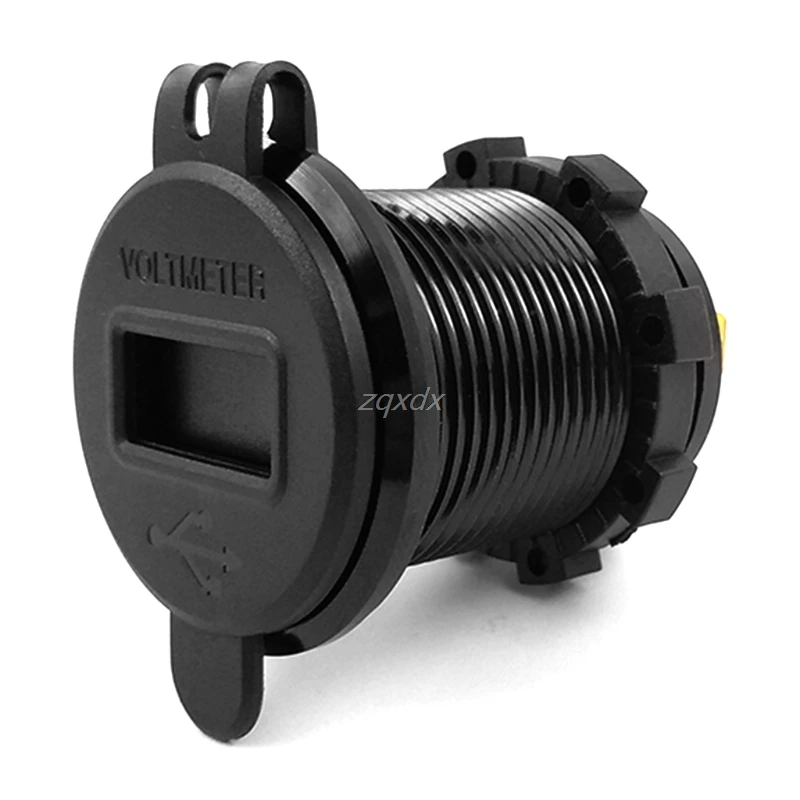 QC 3 0 алюминиевый мотоцикл Лодка автомобиль 2 USB зарядное устройство светодиодный