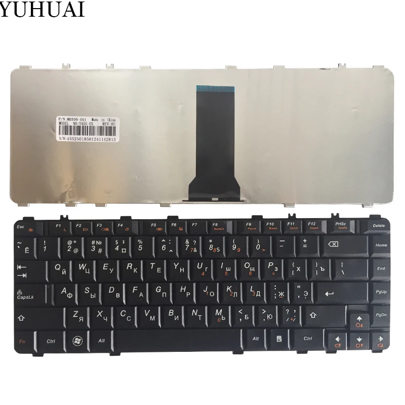 Русская клавиатура для Lenovo Ideapad Y450 Y450A Y450AW Y450G Y550 Y550A Y550P Y460 Y560 B460 черная