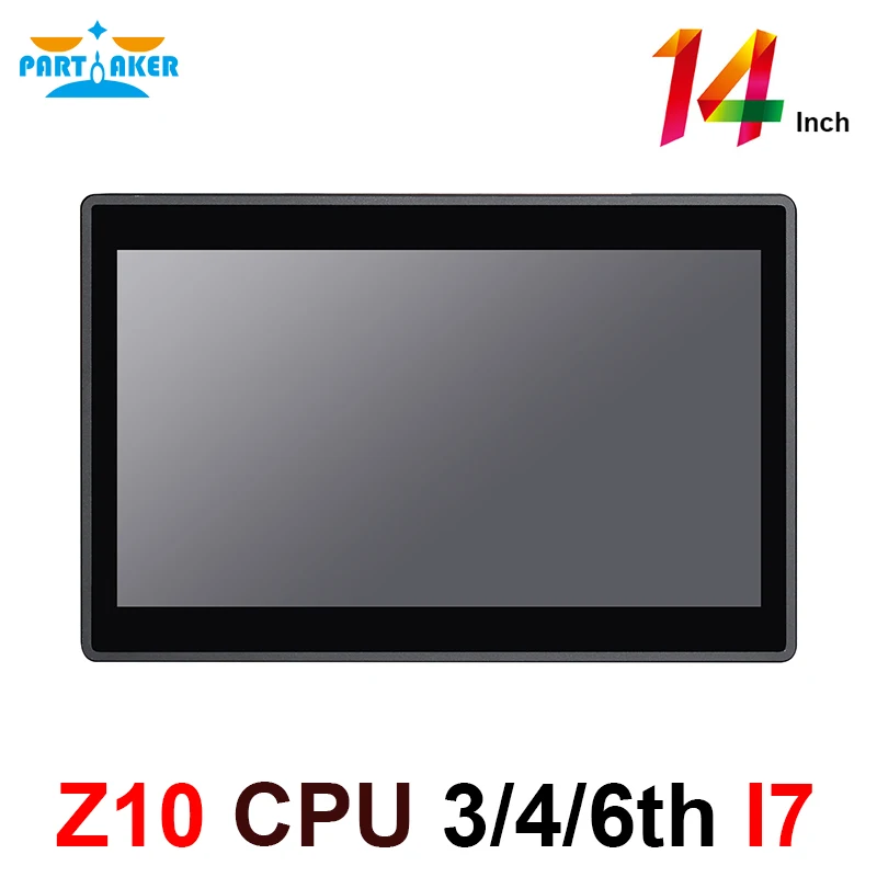 All In One Desktop Computers With 14 Inch Desktop 10 Points Capacitive Touch Screen Intel Core I7 Partaker Elite Z10